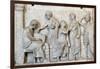 Roman Relief of Sacrifice Scene During a Census-null-Framed Photographic Print