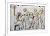 Roman Relief of Sacrifice Scene During a Census-null-Framed Photographic Print
