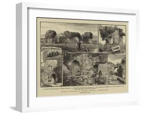 Roman Remains at Walls Castle, Cumberland-null-Framed Giclee Print