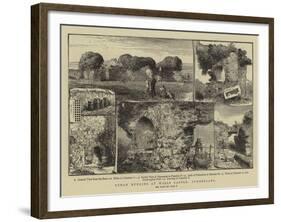 Roman Remains at Walls Castle, Cumberland-null-Framed Giclee Print