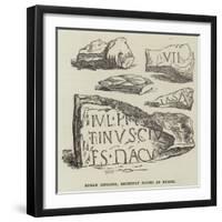 Roman Remains, Recently Found at Burgh-null-Framed Giclee Print