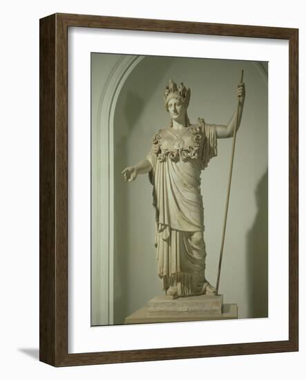 Roman Replica of the Athena Farnese-Phidias-Framed Giclee Print