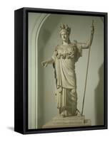 Roman Replica of the Athena Farnese-Phidias-Framed Stretched Canvas