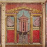 Wall painting from the cubiculum of a villa at Boscoreale, c.50-40 B.C-Roman Republican Period-Stretched Canvas