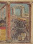 Wall painting fragment from the peristyle of a Villa at Boscoreale, c.50–40 B.C.-Roman Republican Period-Giclee Print