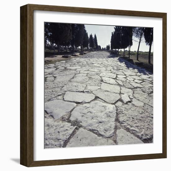 Roman Road Near Seville, Andalusia, Spain-null-Framed Giclee Print