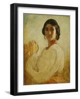 Roman. Römerin. 1860-Anselm Feuerbach-Framed Giclee Print