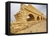 Roman Ruins in Caesarea, Israel, Middle East-Michael DeFreitas-Framed Stretched Canvas