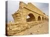 Roman Ruins in Caesarea, Israel, Middle East-Michael DeFreitas-Stretched Canvas