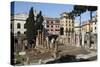 Roman Ruins in the Sacred Area (Area Sacra) of Largo Argentina, Rome, Lazio, Italy-Stuart Black-Stretched Canvas