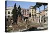 Roman Ruins in the Sacred Area (Area Sacra) of Largo Argentina, Rome, Lazio, Italy-Stuart Black-Stretched Canvas