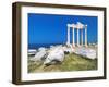 Roman Ruins of the Temple of Apollo, Side, Anatalya Province, Anatolia, Turkey Minor, Eurasia-Sakis Papadopoulos-Framed Photographic Print