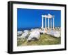 Roman Ruins of the Temple of Apollo, Side, Anatalya Province, Anatolia, Turkey Minor, Eurasia-Sakis Papadopoulos-Framed Photographic Print