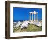 Roman Ruins of the Temple of Apollo, Side, Anatalya Province, Anatolia, Turkey Minor, Eurasia-Sakis Papadopoulos-Framed Photographic Print