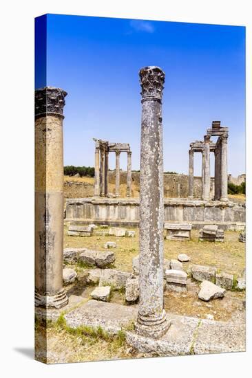 Roman ruins, Temple of Juno Caelestis, Dougga Archaeological Site, Tunisia-Nico Tondini-Stretched Canvas