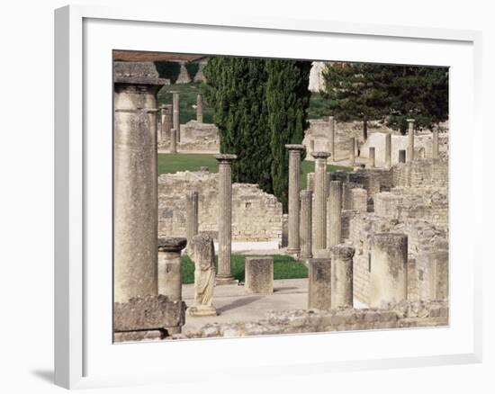 Roman Ruins, Vaison La Romaine, Vaucluse, Provence, France-John Miller-Framed Photographic Print