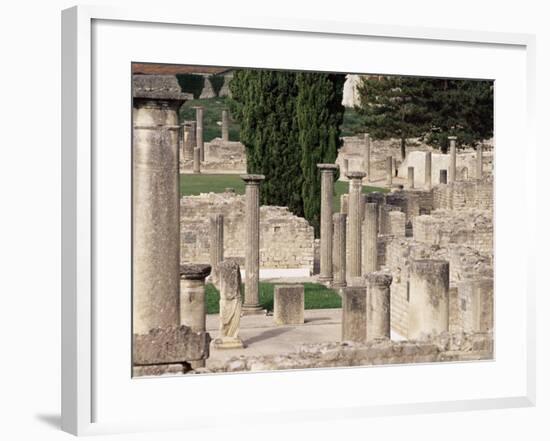 Roman Ruins, Vaison La Romaine, Vaucluse, Provence, France-John Miller-Framed Photographic Print