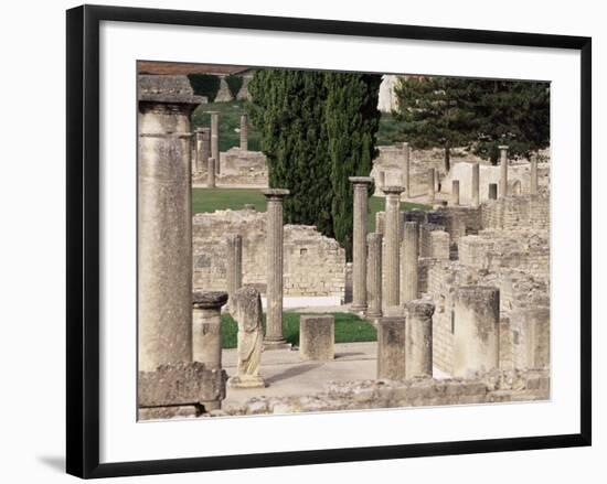 Roman Ruins, Vaison La Romaine, Vaucluse, Provence, France-John Miller-Framed Photographic Print