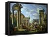 Roman Ruins with a Prophet, 1751-Giovanni Paolo Pannini-Framed Stretched Canvas