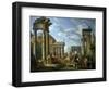 Roman Ruins with a Prophet, 1751-Giovanni Paolo Pannini-Framed Giclee Print