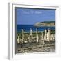 Roman Ruins with Statue of Emperor Trajan, Baelo Claudia, Near Tarifa, Andalucia, Spain, Europe-Stuart Black-Framed Photographic Print