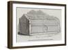 Roman Sarcophagus Found Near Haydon-Square, Minories-null-Framed Giclee Print