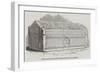 Roman Sarcophagus Found Near Haydon-Square, Minories-null-Framed Giclee Print