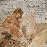 The Grape Harvest (Mosaic)-Roman-Giclee Print