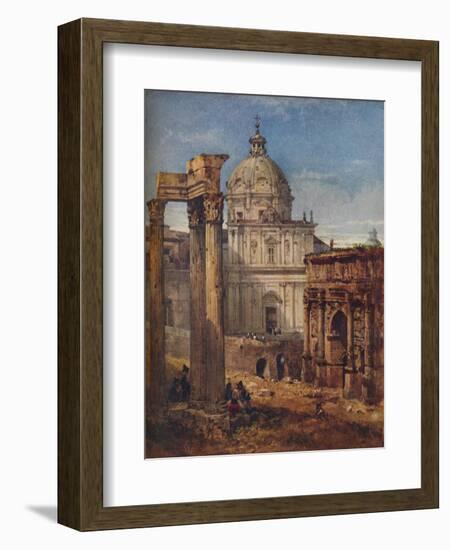 'Roman Scene', c1831-William Wyld-Framed Giclee Print