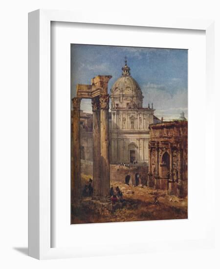 'Roman Scene', c1831-William Wyld-Framed Giclee Print