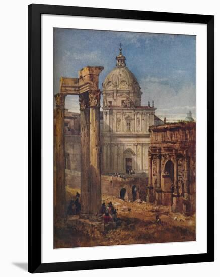 'Roman Scene', c1831-William Wyld-Framed Giclee Print