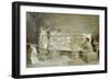 Roman Sculptor's Studio-Amos Cassioli-Framed Giclee Print