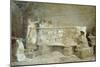 Roman Sculptor's Studio-Amos Cassioli-Mounted Giclee Print