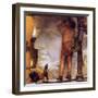 Roman Sculptors, 1877-Sir Lawrence Alma-Tadema-Framed Giclee Print