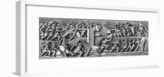 Roman Siege Tactics-null-Framed Art Print