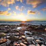 Beautiful Sunset at Atlantic Ocean. Tenerife, Canary Islands-Roman Sigaev-Stretched Canvas