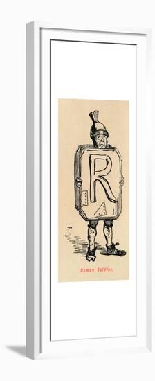 'Roman Soldier', 1852-John Leech-Framed Premium Giclee Print