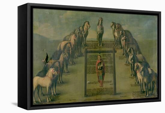 Roman Soldier at Gallows-Francesco Simonini-Framed Stretched Canvas