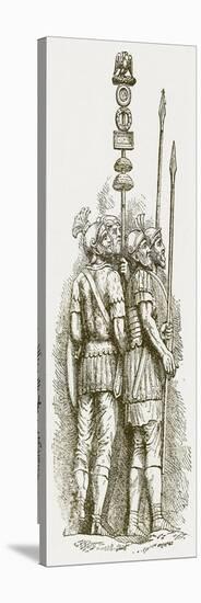 Roman Soldiers, Illustration for 'History of England' by H. O. Arnold-Forster, Published 1897-English-Stretched Canvas