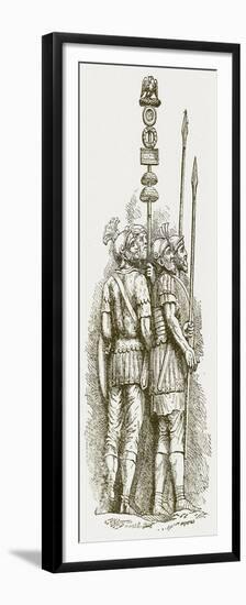 Roman Soldiers, Illustration for 'History of England' by H. O. Arnold-Forster, Published 1897-English-Framed Premium Giclee Print