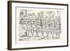 Roman Soldiers Passing over a Bridge of Boats. (From the Antonine Column.)-null-Framed Giclee Print