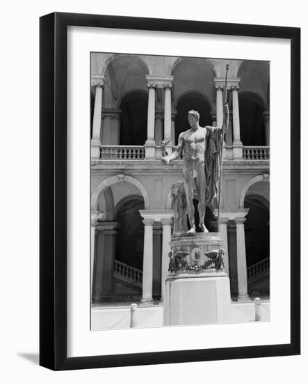 Roman Statue on Display-Philip Gendreau-Framed Photographic Print