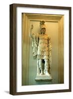 Roman Statue, Temple of Mars Ultor, Rome-A Lorenzini-Framed Photographic Print