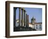 Roman Temple and Cathedral, Evora, Alentejo, Portugal, Europe-Firecrest Pictures-Framed Photographic Print