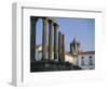 Roman Temple and Cathedral, Evora, Alentejo, Portugal, Europe-Firecrest Pictures-Framed Photographic Print