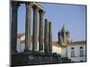 Roman Temple and Cathedral, Evora, Alentejo, Portugal, Europe-Firecrest Pictures-Mounted Photographic Print