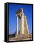 Roman Temple of Apollo, Kourion, Cyprus, Europe-Tom Teegan-Framed Stretched Canvas