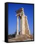 Roman Temple of Apollo, Kourion, Cyprus, Europe-Tom Teegan-Framed Stretched Canvas