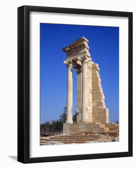 Roman Temple of Apollo, Kourion, Cyprus, Europe-Tom Teegan-Framed Photographic Print