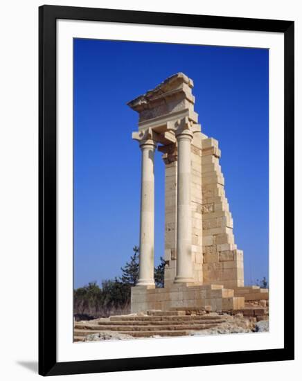 Roman Temple of Apollo, Kourion, Cyprus, Europe-Tom Teegan-Framed Photographic Print